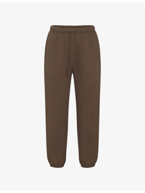 Fleece Lounge Relaxed-Fit Cotton-Blend Jogging Bottoms