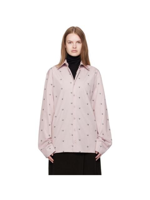 Pink Embroidered Shirt