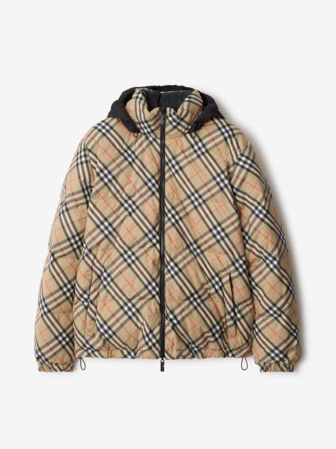 Reversible Check Snowdon Puffer Jacket