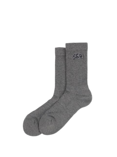 S&amp;R IVY SOCKS / HEATHER GRY