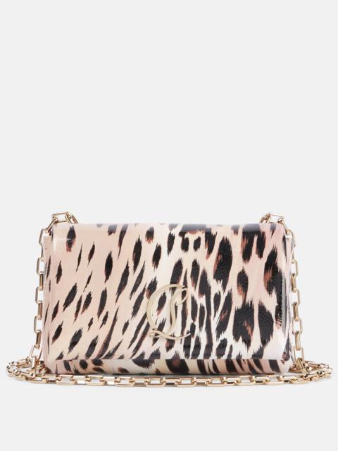 Loubi54 printed leather clutch