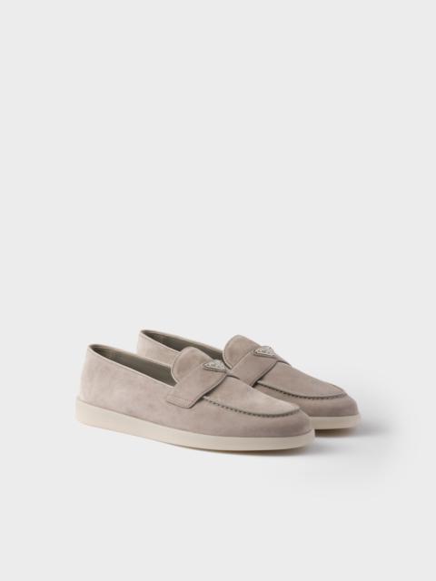 Suede loafers