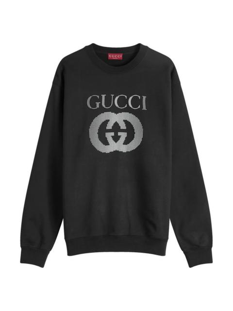Gucci Interlocking Logo Crew Neck Sweatshirt