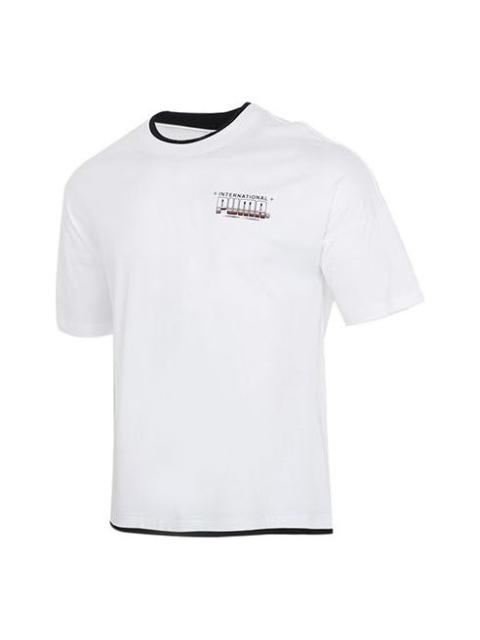 PUMA x Britto T-Shirt 'White Black' 532257-02