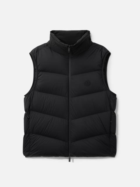 GUERSAC DIAGONAL-QUILTED HOODED DOWN GILET