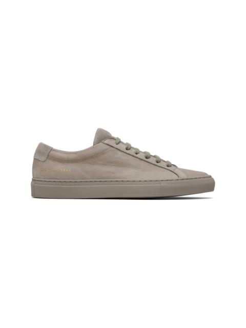 Gray Nubuck Achilles Sneakers