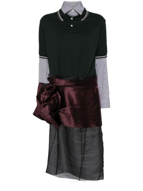 Décortiqué midi dress