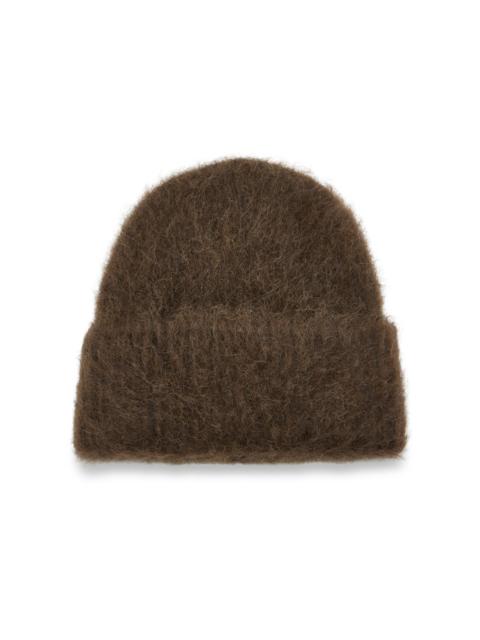 Alpaca-Blend Knit Beanie brown
