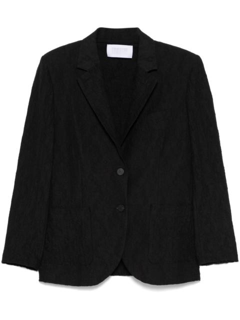crinkled-finish blazer