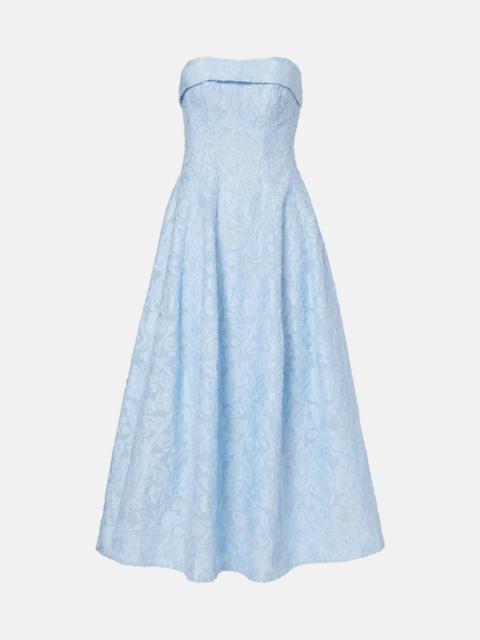 Valeria embroidered midi dress