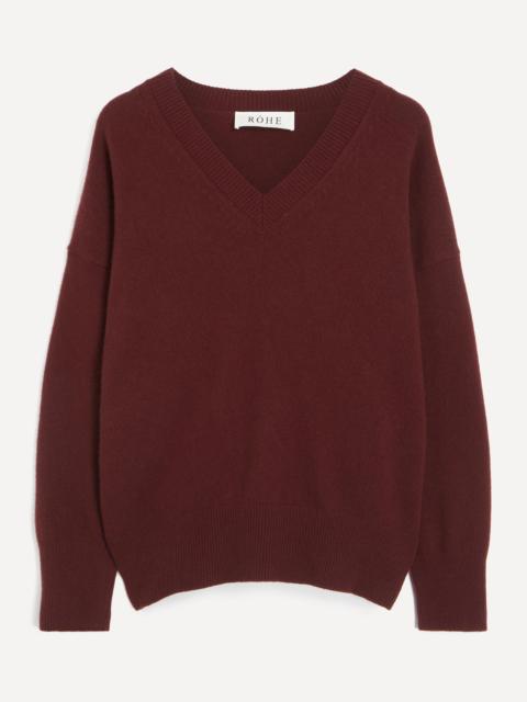 V-neck Knitted Jumper