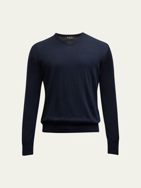 Men's Scollo Cashmere V-Neck Sweater