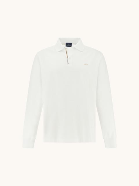 POLO IN DOUBLE MERCERISED COTTON JERSEY