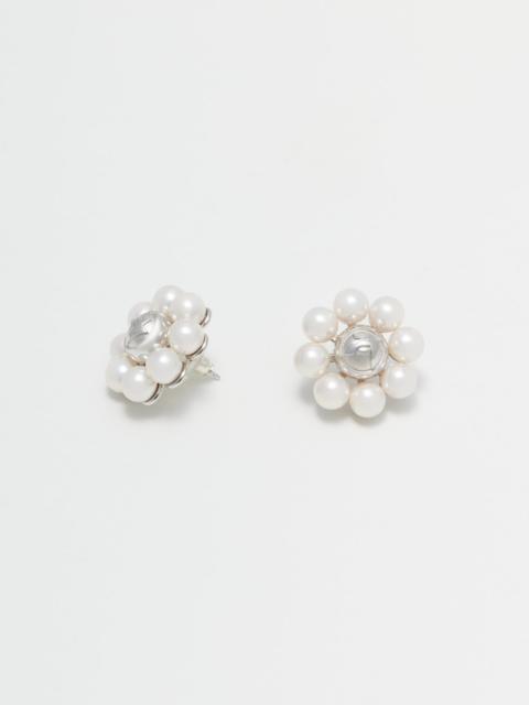 PEARL FLOWER STUD PIERCE
