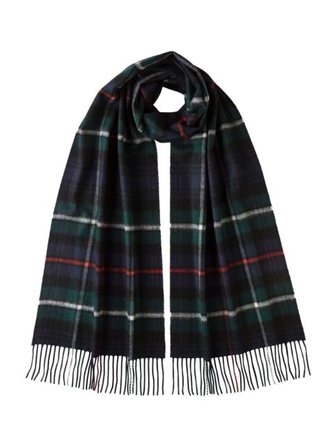 MacKenzie Tartan Wide Cashmere Scarf