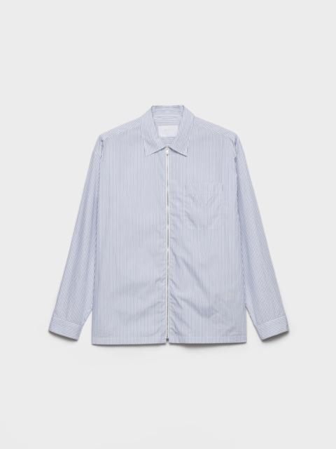 Cotton zipper shirt