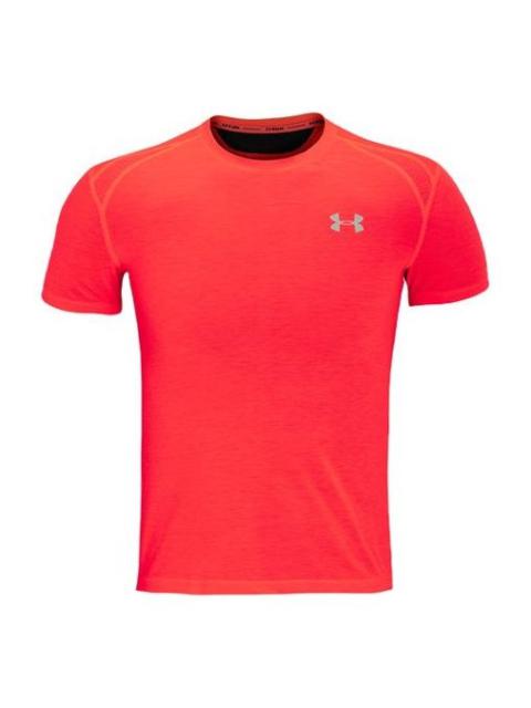Men's Under Armour Streaker Series Running Sports Short Sleeve Red 1326579-629