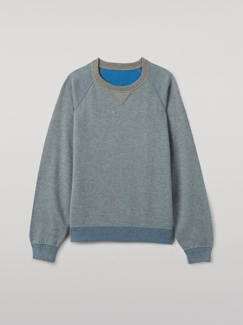 Beach Blue Cashmere Sweatshirt