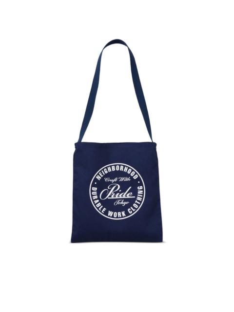 logo-print tote bag
