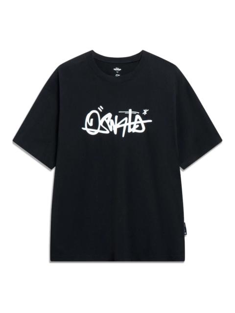 Li-Ning x Disney Graphic T-shirt 'Black' AHST313-1