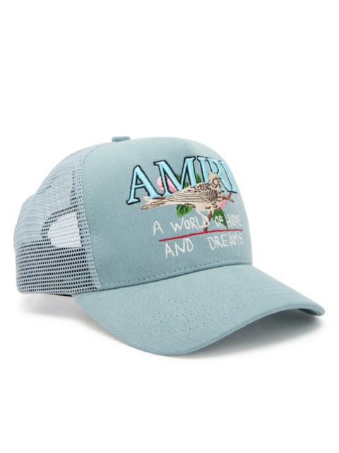 Amiri Hope And Dreams Canvas Trucker cap