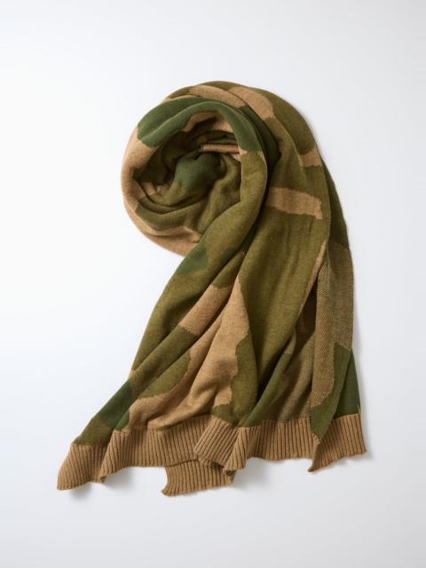 ROTOTO - DUCK CAMO SCARF - DARK BEIGE