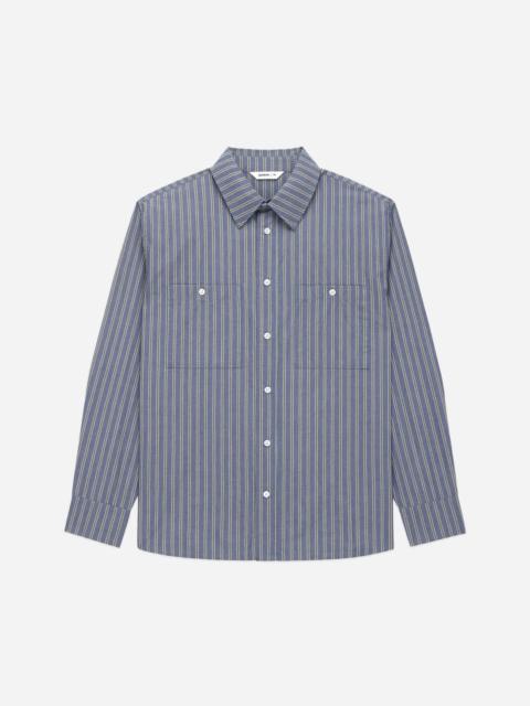 Commuter Shirt - Navy/Coyote Stripe