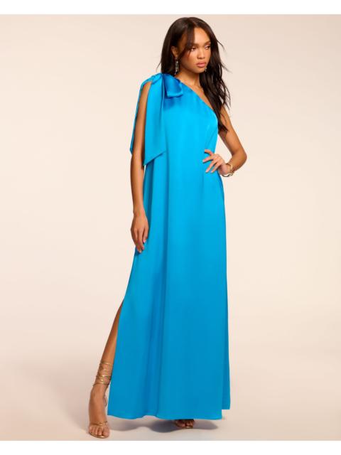 Benita One-Shoulder Gown