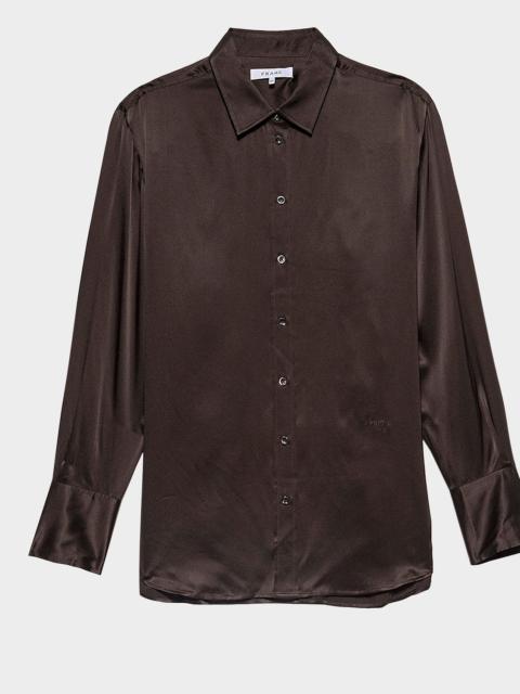 The Oversized Silk Shirt