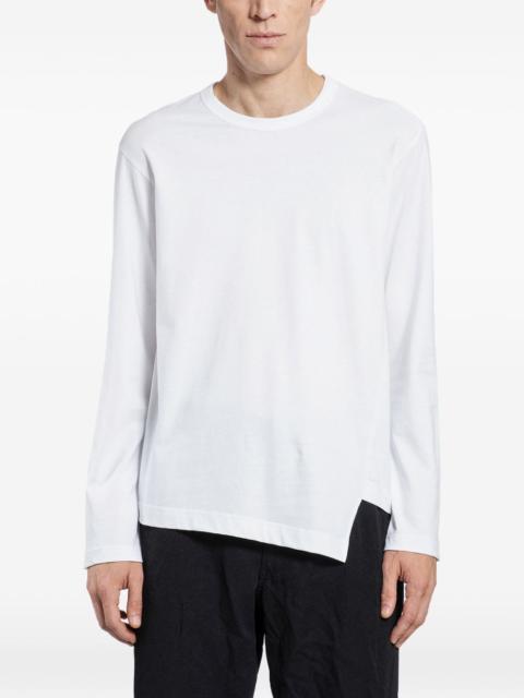 asymmetric long sleeve T-shirt