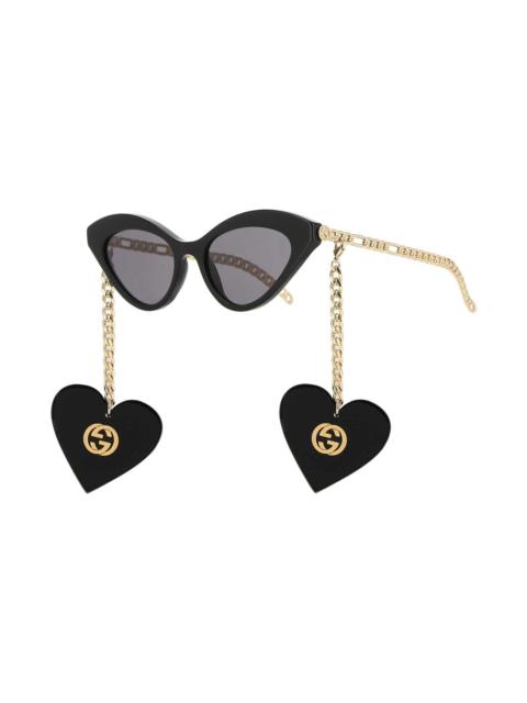 Two-tone Acetate And Metal Sunglasses