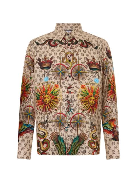 monogram tattoo shirt