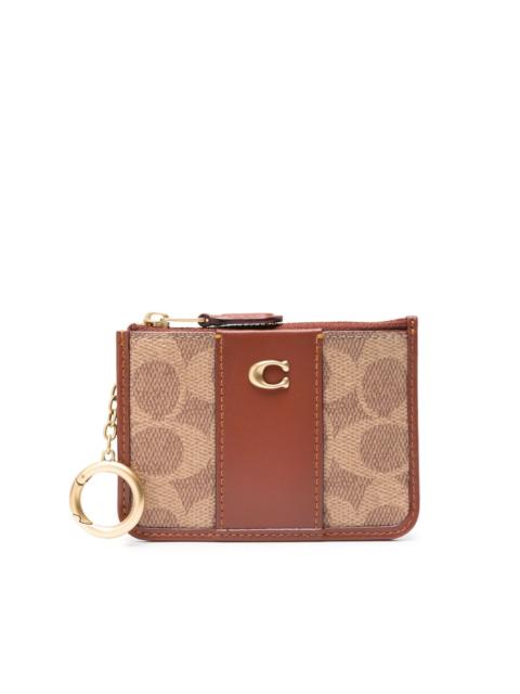 Mini Skinny canvas ID case