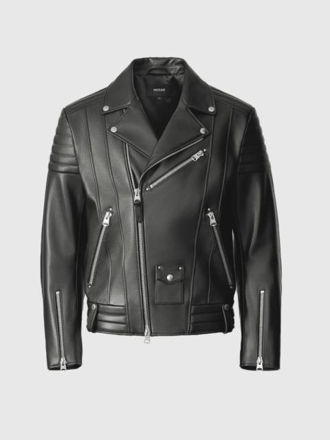 KENNETH Leather Biker Jacket