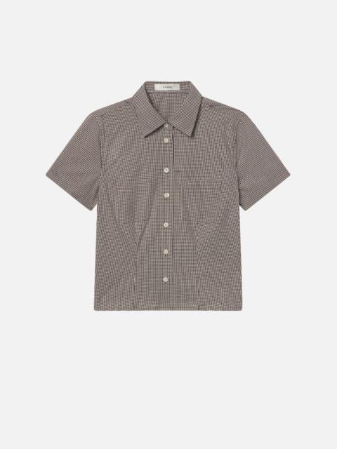 The Check Seaside Shirt in Coffee Multi