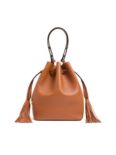 medium tassel logo bucket bag