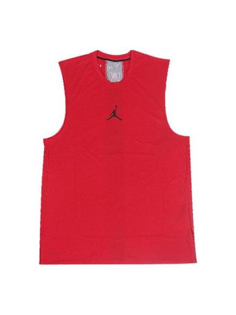 Air Jordan Quick Dry Basketball Training Sports Vest Red CU1025-687