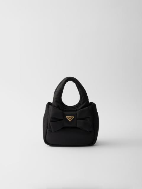 Padded Re-Nylon mini-bag with bow