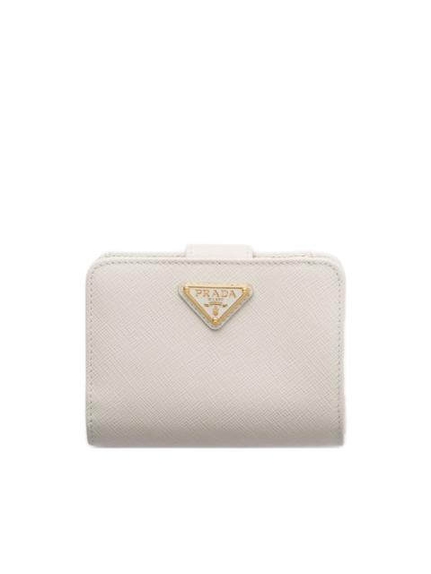 small saffiano-leather snap wallet