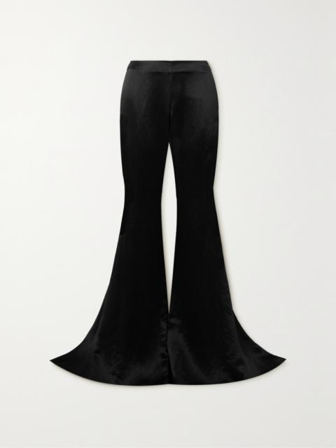 Elfa Satin Flared Pants
