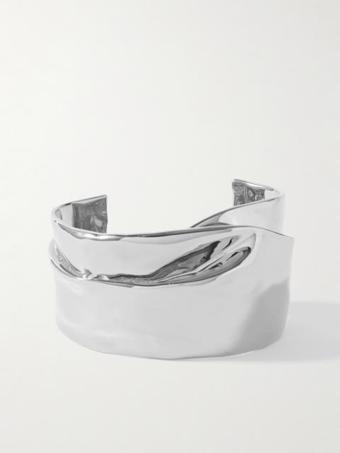 Ridge Silver-plated Cuff
