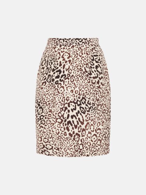 LEOPARD PRINT SKIRT