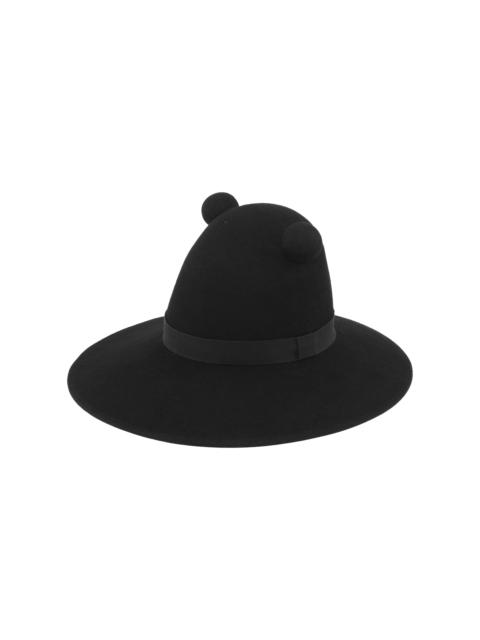 BIG RADAR FELT HAT - BLACK FELT