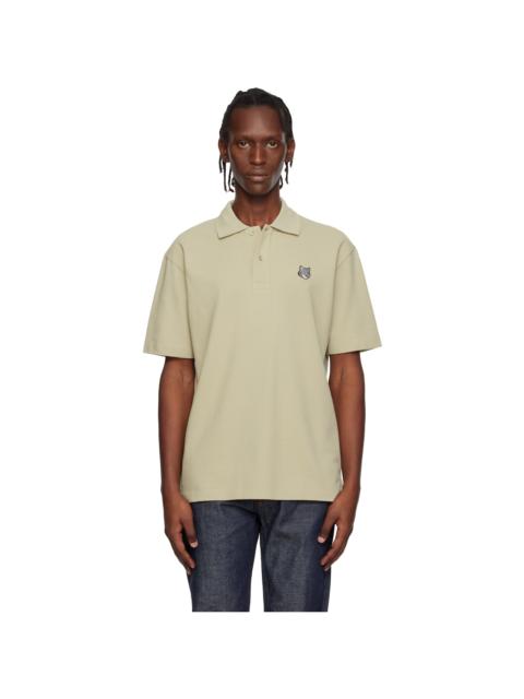 Beige Fox Head Comfort Polo