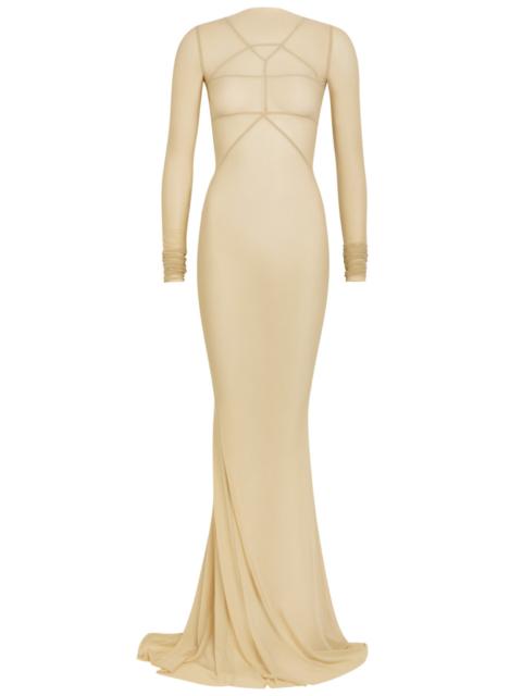 Rick Owens Temple Panelled Stretch-tulle Gown