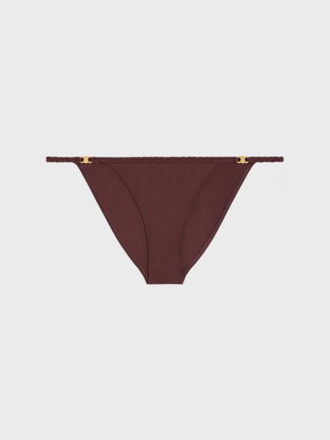 triomphe swimsuit bottom in matte jersey