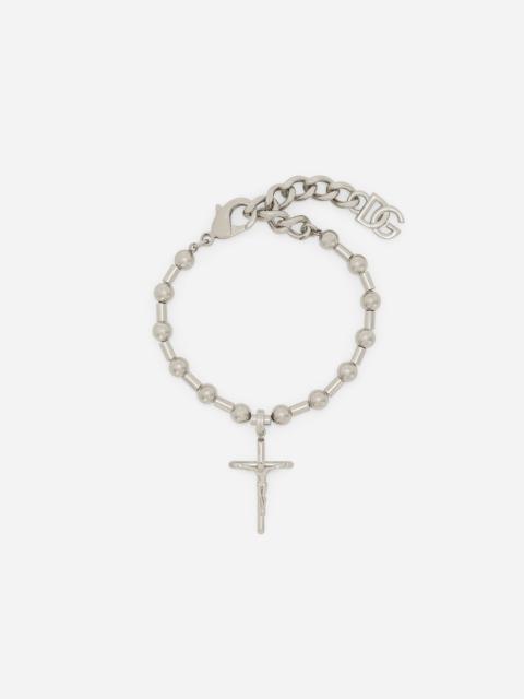 Sphere bracelet with “DNA” cross