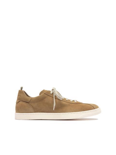 lace-up suede sneakers