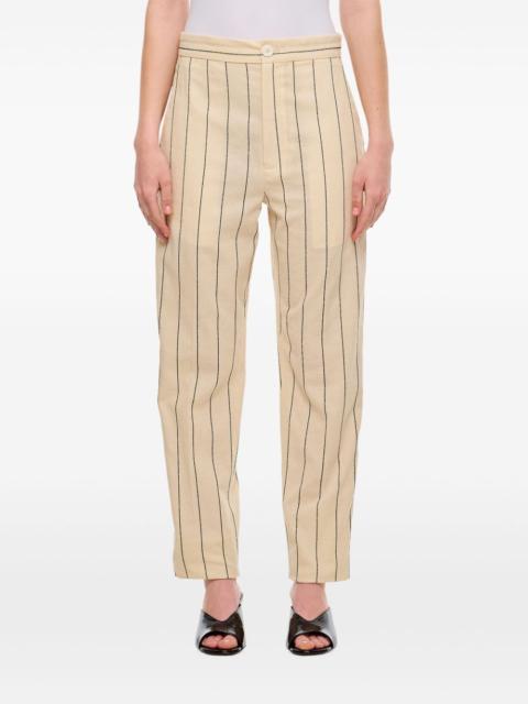 striped trousers