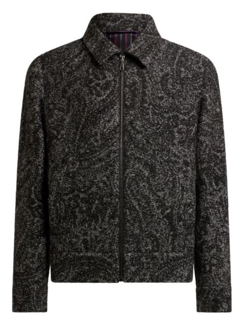 jacquard bomber jacket